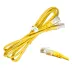 Cabo De Rede 1,5m Lan Cftv Internet Rj45 Cat5e Ethernet  Patch Cord Utp Amarelo