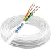 Cabo Para Alarme 4 Vias Multicores 4x50 0,50mm 100 Metros Telecam