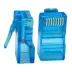 Conector Rj45 Gts Network Azul Caixa Com 20 Unidades
