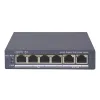 Switch Hikvision DS-3E1506P-EI/M – Smart Gigabit PoE com 4 Portas + 2 Uplink Gigabit