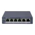 Switch Hikvision DS-3E1506P-EI/M – Smart Gigabit PoE com 4 Portas + 2 Uplink Gigabit
